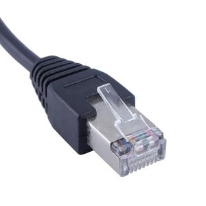Cable RJ45 de PVC Macho a Hembra con Montaje en Panel, Ethernet LAN, 8 Pines, Extensión de 30cm - Product Image 3