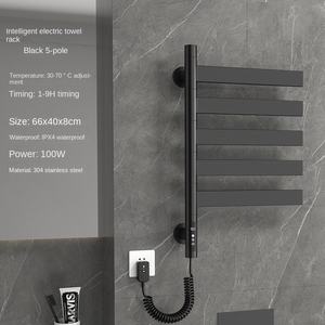 Radiateur électrique gris mat en acier inoxydable séchoir Design vertical ménage <span class=keywords><strong>serviette</strong></span> chauffage caractéristique chauffage pour hôtels - Product Image 2
