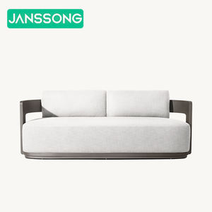 فيلا ، أثاث خارجي للفناء ، أثاث حديقة أو منتجع فاخر ، أثاث خارجي ، أريكة خارجية من الألومنيوم للفنادق - Product Image 4