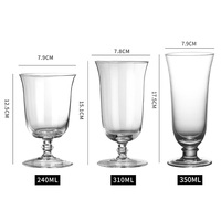 Verres à cocktail en gros, gobelets à jus, verres à eau, flûtes à brandy, verres à vin pour bar, restaurant et usage domestique