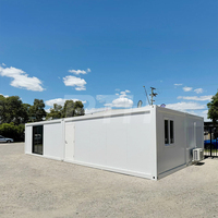 Maison conteneur préfabriquée modulaire de conception moderne, de qualité industrielle durable, avec isolation thermique et une durée de vie de 30 ans pour