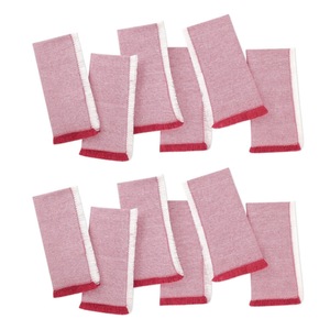 Serviette en <span class=keywords><strong>coton</strong></span> faite à la main, personnalisable, unie, teinte, à bords bruts, avec pompons, en <span class=keywords><strong>gaze</strong></span> <span class=keywords><strong>de</strong></span> <span class=keywords><strong>coton</strong></span> à franges, pour la <span class=keywords><strong>d</strong></span>écoration <span class=keywords><strong>de</strong></span> table <span class=keywords><strong>de</strong></span> mariage - Product Image 1