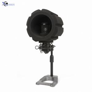 Escudo de aislamiento acústico de micrófono F2, micrófono de estudio de Audio, parabrisas de espuma, <span class=keywords><strong>filtro</strong></span> <span class=keywords><strong>Pop</strong></span> insonorizado, grabación de ruido de habitación - Product Image 1