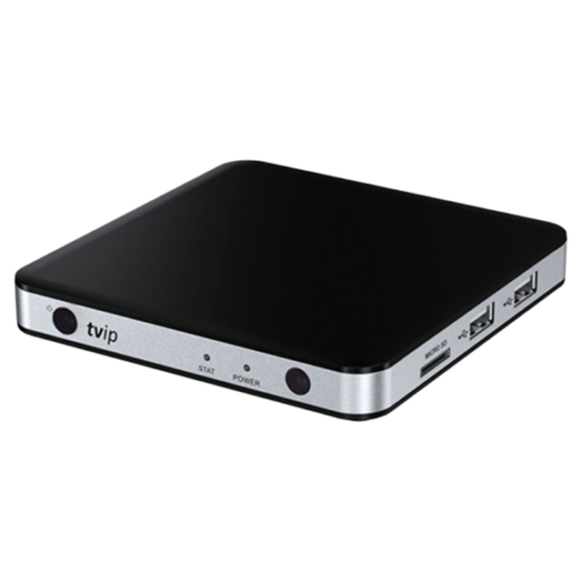 Newest TVIP605 Dual System Android TV Box 1GB RAM 8GB ROM 6.0 Quad Core Amlogic S905 Processor 4K 1080P 802.11n 2.4G/5GHz