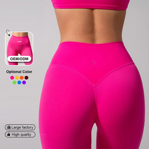 Leggings da Yoga per Donna con Logo Personalizzato, Elasticizzati in Quattro Direzioni, per <span class=keywords><strong>Fitness</strong></span> e Palestra, Effetto Push-Up - Product Image 1