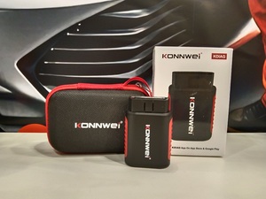 เครื่องสแกนวินิจฉัยรถยนต์ KDIAG Universal OBD2 สำหรับตรวจสอบเครื่องยนต์ อ่านโค้ด ECU รองรับ <span class=keywords><strong>IOS</strong></span> และ Android - Product Image 1