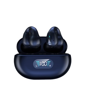 Q80 <b>Bone</b> Conduction <b>Ear</b> Clip Bluetooth Headset Long Endurance 5.3 Non In <b>Ear</b> Noise Reduction Sport <b>Headphone</b> - Product Image 1