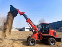 Nouvelle machine agricole de chargeuse sur pneus télescopique compacte homologuée CE moteur diesel Kubota niveau 4 mini petites chargeuses télescopiques