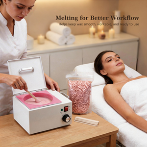 เครื่องอุ่นแว็<span class=keywords><strong>ก</strong></span>ซ์ขนาดใหญ่ 2.5 ลิตร สำหรับมืออาชีพ ความจุ 2500 มล. ใช้สำหรับกำจัดขน - Product Image 5