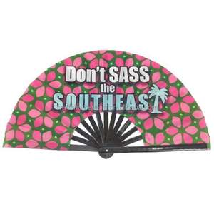 Abanico Plegable Personalizado de 33 cm con Diseño de Zeta Amicae Azul, Arte Folclórico, Halloween, Música, Baile, Dibujos Animados, Flores, Decoración del Hogar - Product Image 5