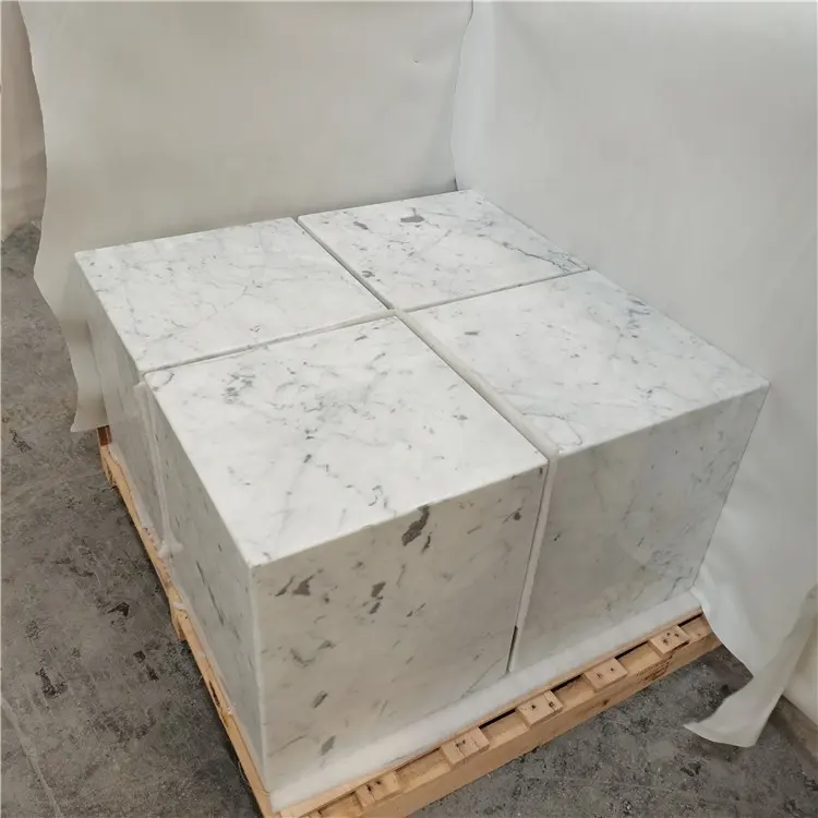 Base de mesa con Pedestal de piedra para habitación, soporte de mármol Natural hueco con diseño personalizado, 3 juegos de expositores para eventos y exhibiciones