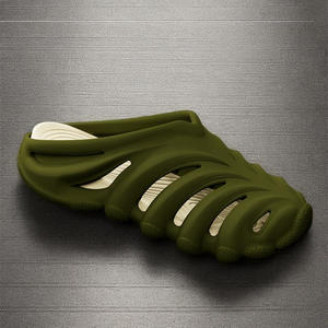 Sandalias de una Pieza de EVA Estilo Mecánico en Dos Tonos para Hombre, Ligeras, Antideslizantes, con Recortes, para Uso en Interiores y Exteriores Durante Todo el Día - Product Image 1