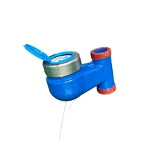 DN32 Vertical Multi-jet Wet Dial Cold Water Meter 1-1/4 Inch Thread Bottom Inlet Cast Iron Mechanical Water Meter