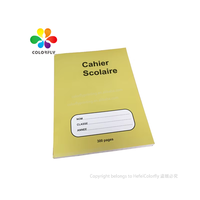 Cahier d'exercices de bureau et de papeterie, fournitures scolaires et de papeterie, bloc-notes de 100 pages, pour l'école préscolaire