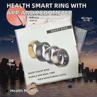 Vente flash - Bague connectée pour la santé - Taille 13 #   Podomètre d'exercice avec contrôle par application, suivi de la fréquence cardiaque, de la variabilité de la fréquence cardiaque (VFC) et du sommeil