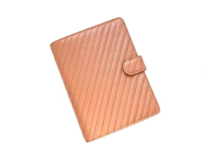 Funda de <span class=keywords><strong>libro</strong></span> de cuero de negocios, tamaño personalizado, compacto, gris - Product Image 3