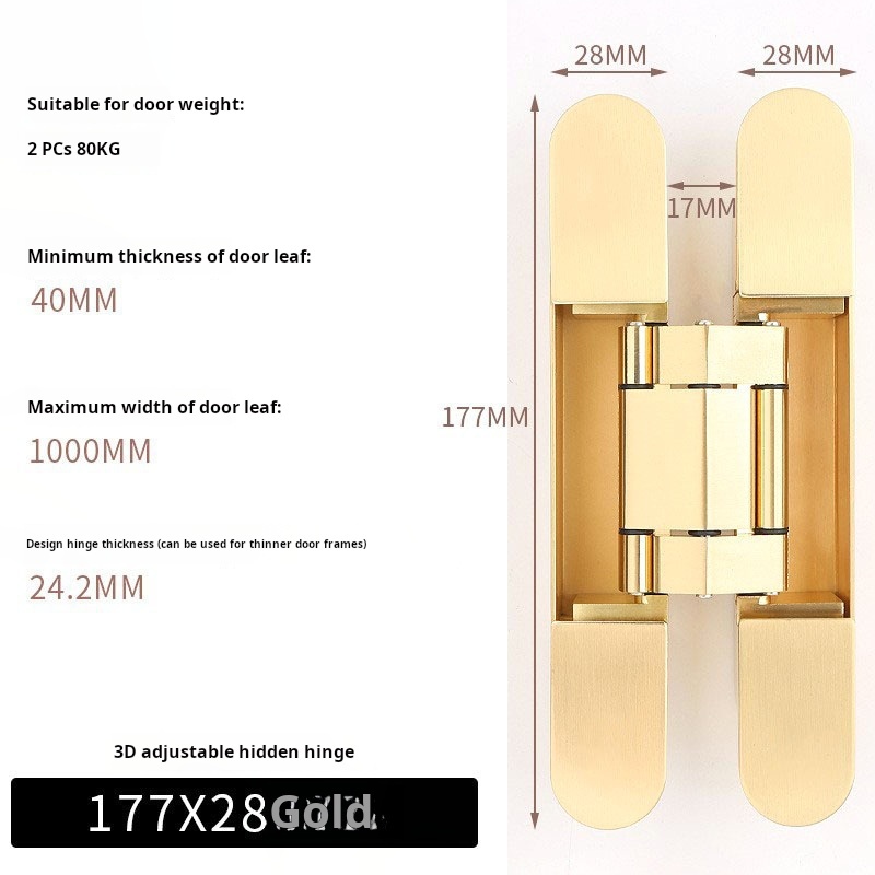 Gold [177*28] 3D hinge