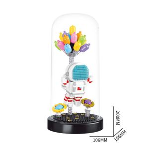 Balody 16348 Panda Chat Astronaute avec Ballon Mini Blocs Jouets Modèle de Construction Jouet de Construction - Product Image 4