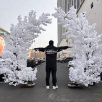 Grand arbre artificiel en soie de cerisier pour décoration de centre de table de mariage, idéal pour le Nouvel An et la Saint-Valentin
