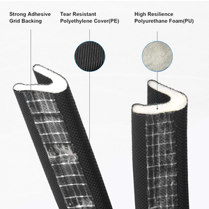 Sliding <strong>Door</strong> Seal Strip Weather Strip Plastic <strong>Door</strong> <strong>Stopper</strong> for <strong>Door</strong> Window Sealing Gates Front <strong>Door</strong> Window Gap Strips - Product Image 2