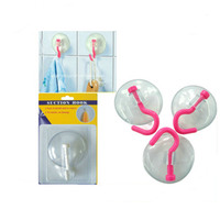 Crochet à ventouse en PVC à un seul niveau, style nordique, pour cuisine et maison, puissant, sans perforation, multifonctionnel, pour salon, vente en gros