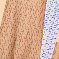 Feuilles de papier d'emballage alimentaire en PE enduit, simple face, avec impression offset, logo personnalisé, résistantes à la graisse pour l'emballage alimentaire