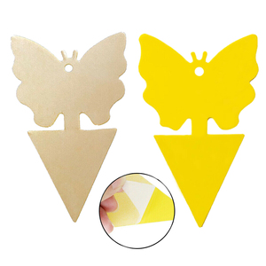 แผ่นกาวดักแมลง PVC สีเหลืองเข้ม สองด้าน ขนาด 8*13 ซม. ผลิตด้วยวิธี<span class=keywords><strong>ฉีด</strong></span>ขึ้นรูป อายุการใช้งานหนึ่งปี - Product Image 2