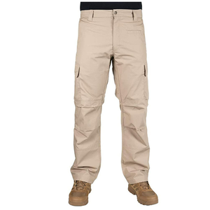 Pantalon de travail cargo DFP310 en polycoton (35% coton, 65% polyester) Ripstop pour les travailleurs en extérieur, avec de grandes poches multiples - Product Image 3
