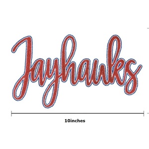 Hấp dẫn sequin Man rợ Font các bản vá lỗi DIY sắt trên thêu vàng bạc long lanh rams Bạc sư tử wildcats ĐộI Logo các bản vá lỗi - Product Image 6