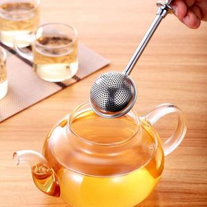 304 Stainless Steel Mesh <b>Tea</b> Infuser Ball Portable Telescopic Cylinder Eco-Friendly Herbal <b>Tea</b> Strainer Lid Loose <b>Tea</b> - Product Image 5