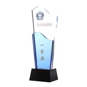 Trofeo personalizado con forma de estrella, premio de cristal, premio de cristal para eventos deportivos, venta al por mayor