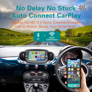 Aggiornamento Schermo Originale per <span class=keywords><strong>Fiat</strong></span> 500 2016-2020, Navigazione Multimediale, Telecamera di Retromarcia, Box Android Auto Wireless, MMI Carplay - Product Image 3