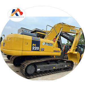 Excavadora de cadenas Komatsu PC220-8 usada en venta, en buen estado. Excavadora Komatsu PC220 pc200-8 usada a precio económico. - Product Image 1