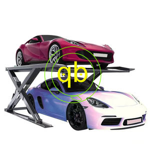 2 Zweistufiges hydraulisches Scheren-Parklift <span class=keywords><strong>system</strong></span> für Fahrzeuge SUV Mechanische Garagen lift ausrüstung Plattform maschinen lösung - Product Image 3