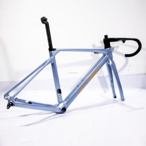 Giá Rẻ T700 700C Xe Đạp Frameset Sợi Carbon Đường Xe Đạp Khung Với Đĩa Phanh Thru Trục 100/142Mm Carbon Ngã Ba 12 Tốc Độ Đường Xe Đạp - Product Image 2