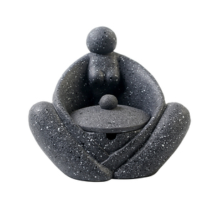 Cenicero de Cemento con Forma de Mujer Embarazada, Creativo y Bonito, con Tapa, Diseño Sexy sin Humo para Uso en Exteriores - Product Image 6