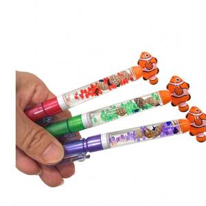 Bolígrafo de punta fina con diseño de pez payaso, tinta líquida de 0.5mm, tinta azul/negra, no borrable, recuerdo para niños, bolígrafos promocionales de regalo - Product Image 3