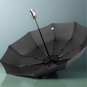 Paraguas Plegable de Tres Secciones, Impermeable, con Logotipo, Protección Solar, para Exteriores, Grande, para Mujer, Colorido, Publicitario, con Luz, para la Lluvia, para Restaurantes - Product Image 5