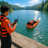 Bouée de sauvetage intelligente LSJ-BT1000 : Bouée de sauvetage électrique télécommandée pour le sauvetage en mer et les sports nautiques, retour automatique
