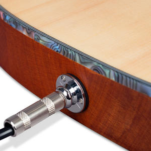 <span class=keywords><strong>Guitarra</strong></span> Acústica de 40 Pulgadas y 6 Cuerdas, Tapa de Abeto con Núcleo de Flor de Durazno, <span class=keywords><strong>Guitarra</strong></span> Eléctrica con Tapa de Madera Contrachapada, Diapasón de Palisandro, Acabado Mate - Product Image 4