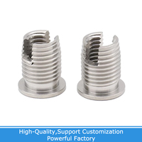 Stainless Steel Self-tapping Thread Insert M3 M4 M5 M6 M8 M10 Self Tapping Screw Bushing Slotted Type Thread Repair Inset