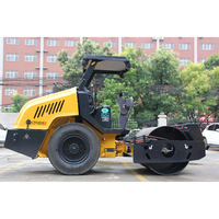 Nouvelle rouleuse vibrante LTS204H à forte force de vibration de 4 tonnes avec moteur à tambour unique, roulement et engrenage pour le compactage du sol