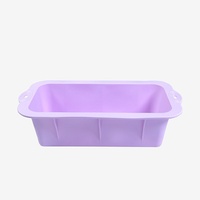 Moule à pâtisserie en silicone de qualité alimentaire, moule à pain rectangulaire, moule à gâteau personnalisé, fabricant OEM