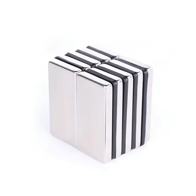 Custom Super Strong Magnetic Neodymium N52/N35 Large Square Thin Flat Powerful Permanent Magnet Cube Magnets for Science Project