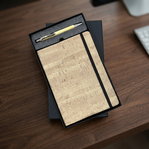 Cuaderno Corporativo A5 de Tapa Dura de PU con Bolígrafo Metálico de Regalo, Juego de 100 Hojas, Diario con Impresión UV para Papelería de Oficina Ejecutiva - Product Image 3