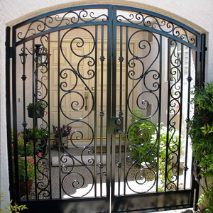 Porte d'entrée coulissante moderne simple <span class=keywords><strong>en</strong></span> fer forgé <span class=keywords><strong>pour</strong></span> la maison - Product Image 6