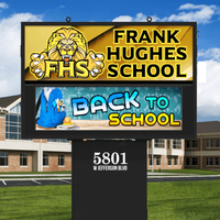 5 Ft X 10 'Montage mural sans cadre Hd Panneaux étanches extérieurs Led Vidéo Mur Pas 10mm Écran Panneau d'affichage Pantallas Publicitarias