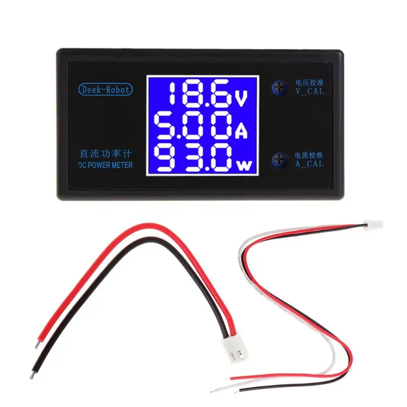 DC 0-100V 10A 1000W LCD Digitale Voltmeter Amperemeter Wattmeter Voltage Stroom Meter Volt Detector Tester monitor 12V 24V 36V