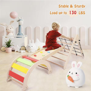 Niños de madera de escalada piklers arco <span class=keywords><strong>triangulo</strong></span> piklers Montessori Pickler triángulo niños escalada marco piklers triángulo conjunto - Product Image 5