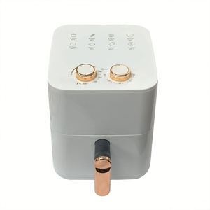 Friteuse à air 4L 800W à commande mécanique très économique avec 2 boutons, poignée amovible en plastique pour usage en cuisine - Product Image 3
